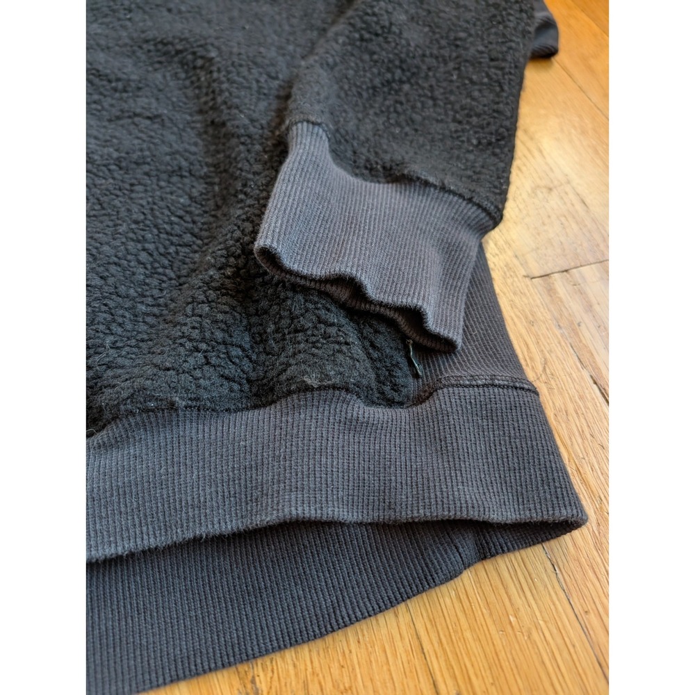 Lululemon Womens Stand Out Sherpa Black Quarter Zip Long Sleeve Jacket Sz 8 - Picture 10 of 13